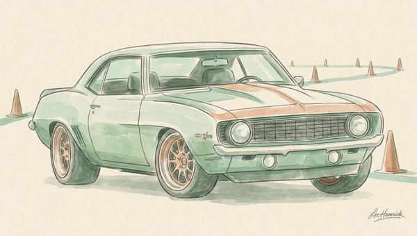 Efrain Diaz's Poledancer 1969 Chevrolet Camaro pro-touring build.