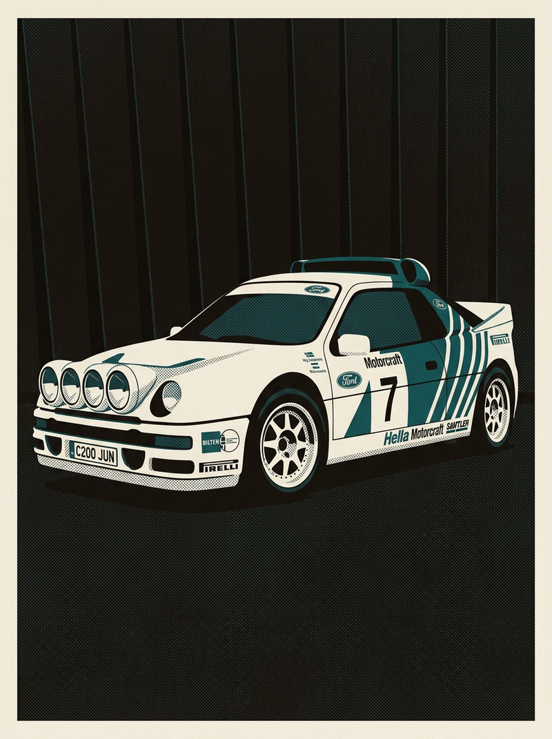 Ford RS200, Group B homologation special.