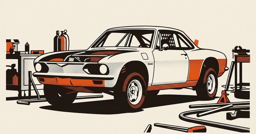Sweet Caroline Corvair Baja racer.