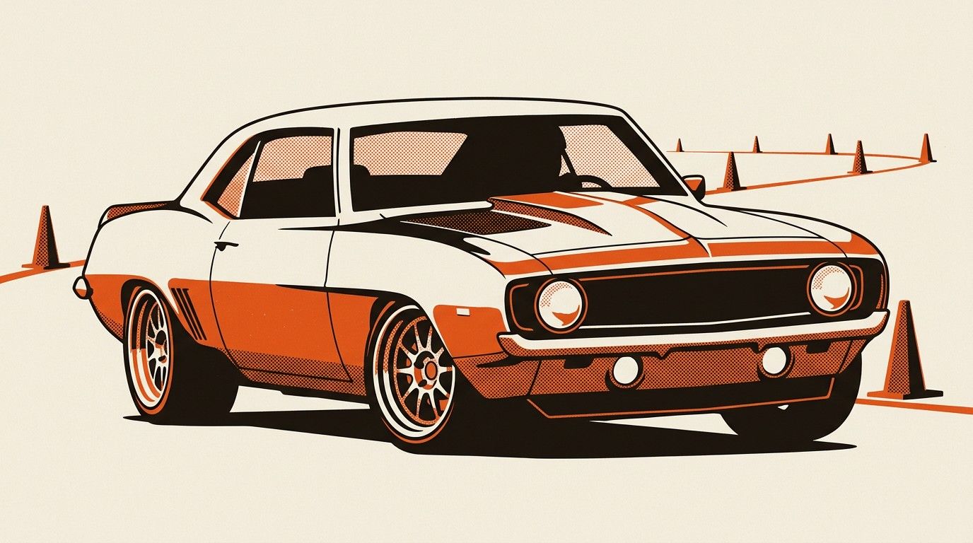 Efrain Diaz's Poledancer 1969 Chevrolet Camaro pro-touring build.