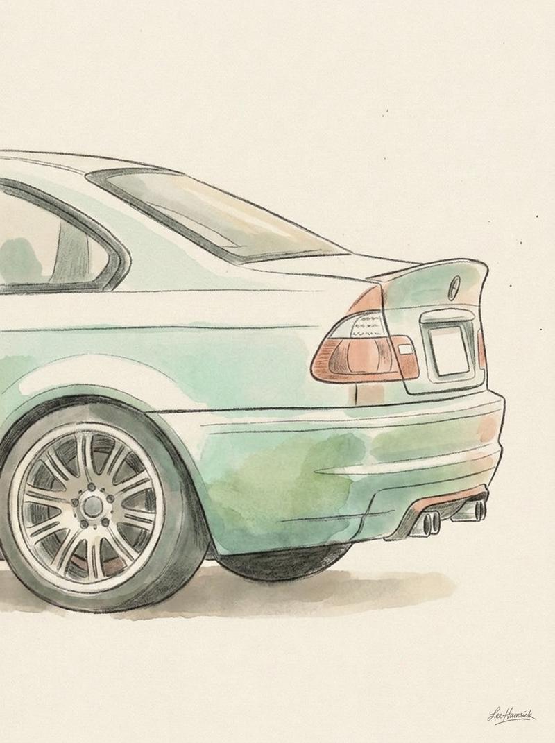 E46 BMW M3 Coupe built in CSL homage style, from the John Harrah estate auction.