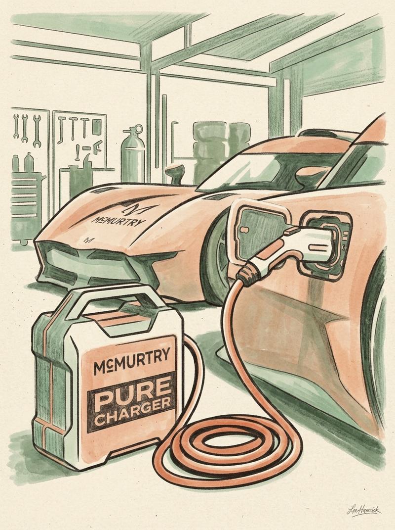 McMurtry Spéirling Pure dedicated charging power bank.