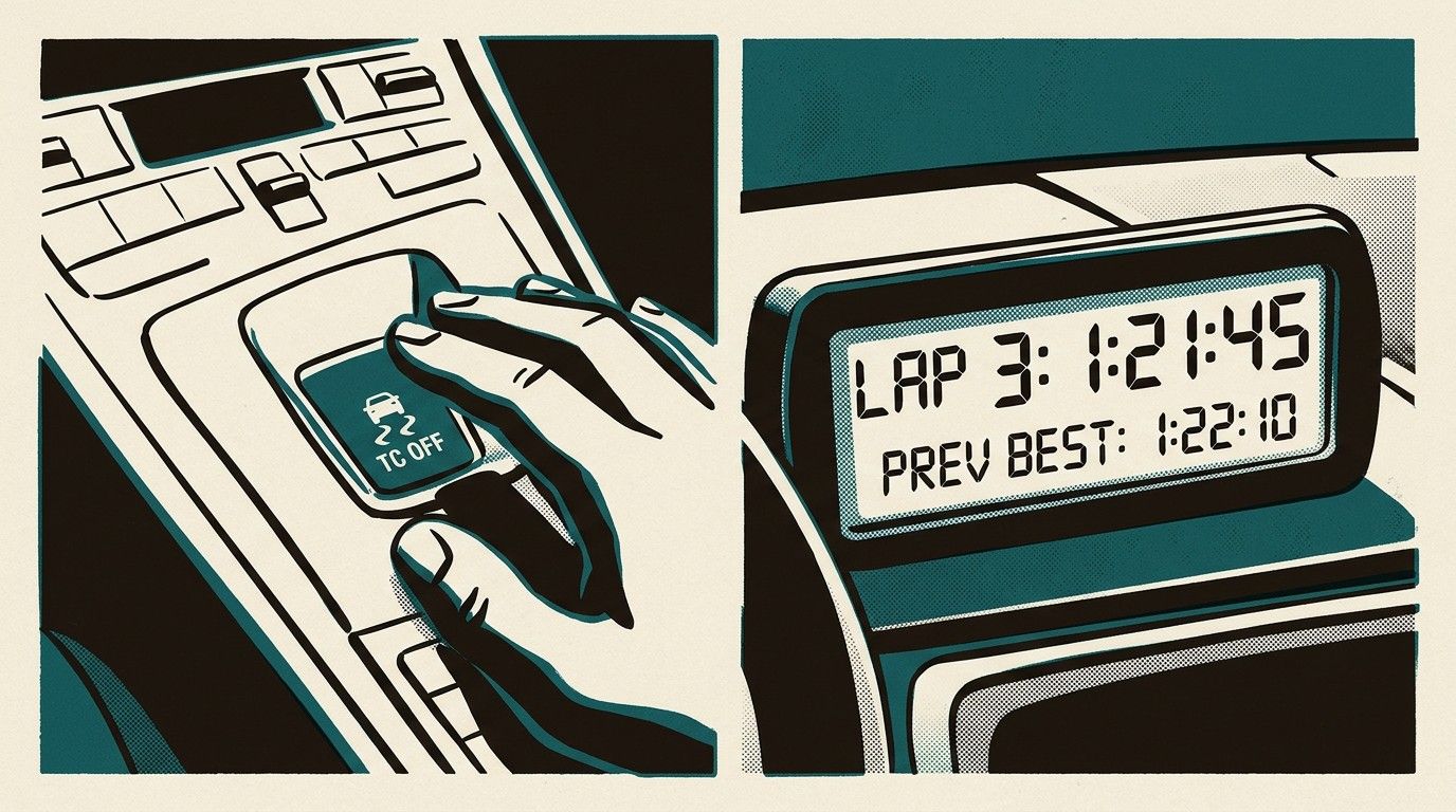 Want Faster Lap Times? Try Leaving Traction Control On