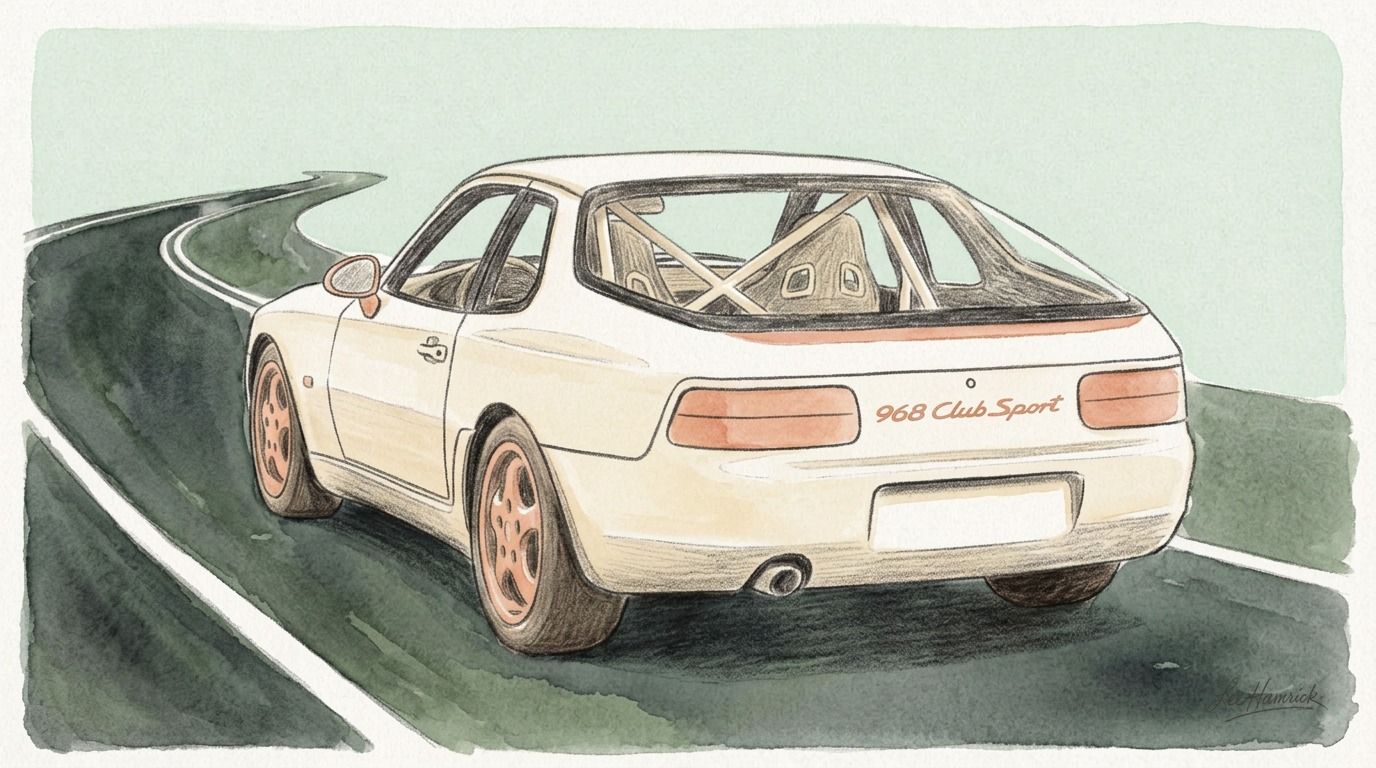 1993 Porsche 968 Club Sport.