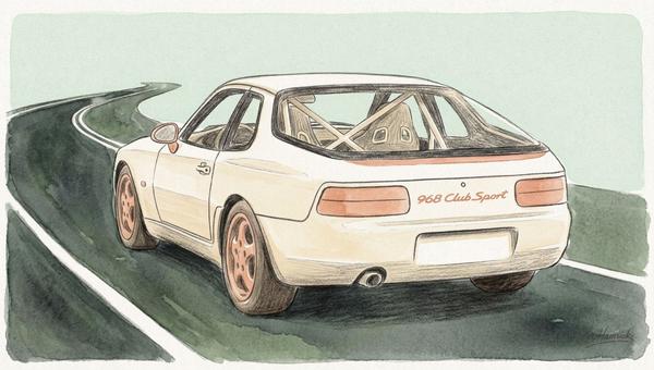 1993 Porsche 968 Club Sport.