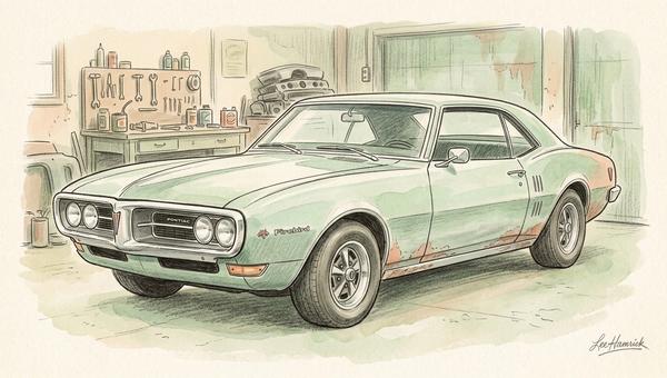 Project Fired-Bird 1968 Pontiac Firebird.