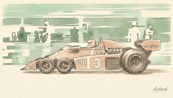 The Tyrrell P34: Why Six Wheels Made Perfect Sense (And Why Nobody Tried It Again)