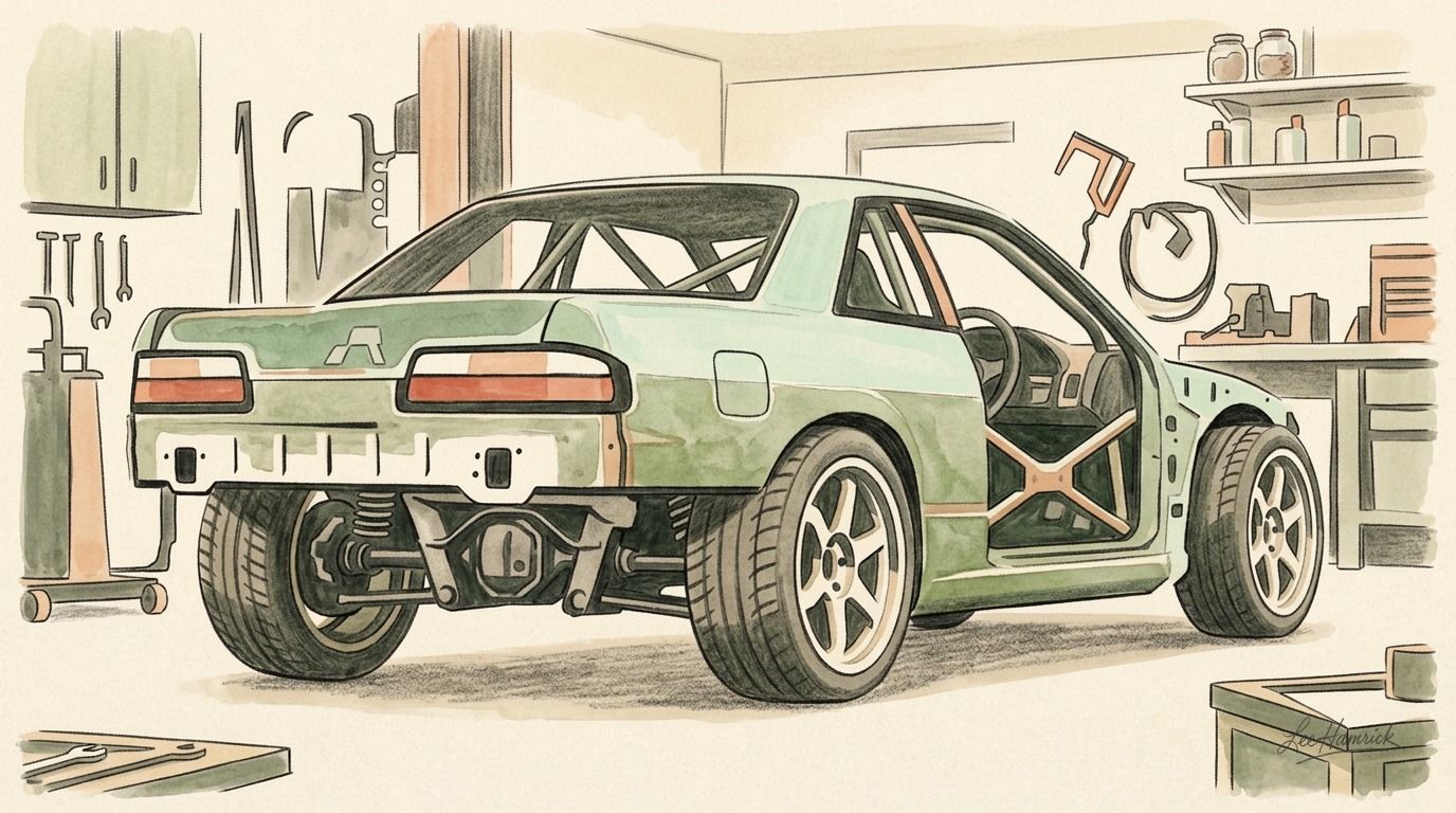 The $15,000 cheap race car build, Episode 5.