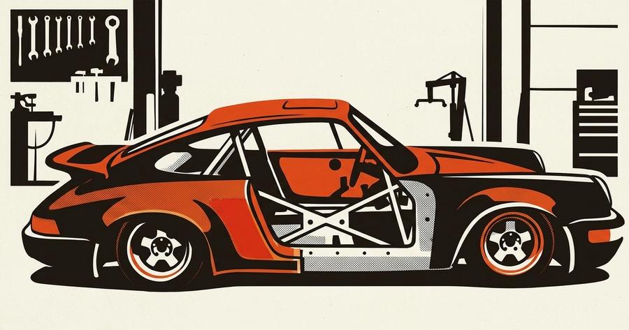 Casey's Customs Miata-chassis Porsche 911 body swap build.