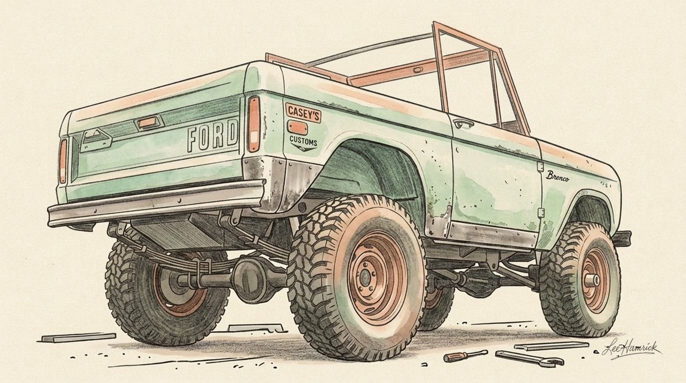 Tractor Paint and a Chevy Frame: What a $400 Bronco Budget Build Gets Right