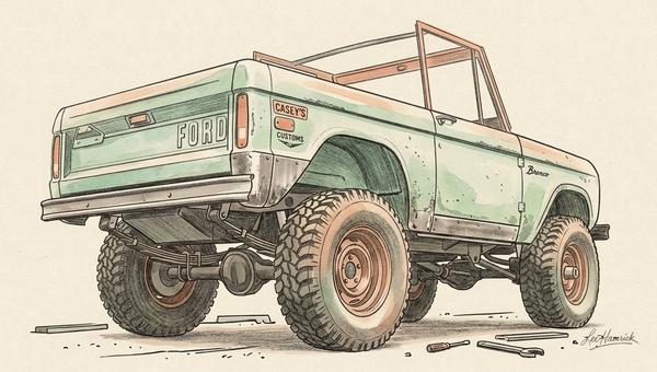 Tractor Paint and a Chevy Frame: What a $400 Bronco Budget Build Gets Right
