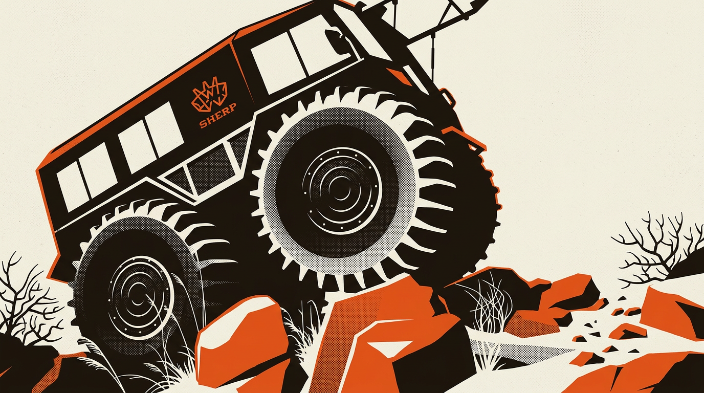 The Sherp ATV Is a 6x6 Amphibious Machine Built to Go Anywhere, Period