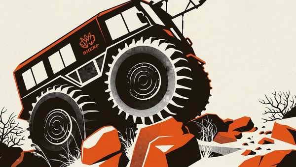 The Sherp ATV Is a 6x6 Amphibious Machine Built to Go Anywhere, Period