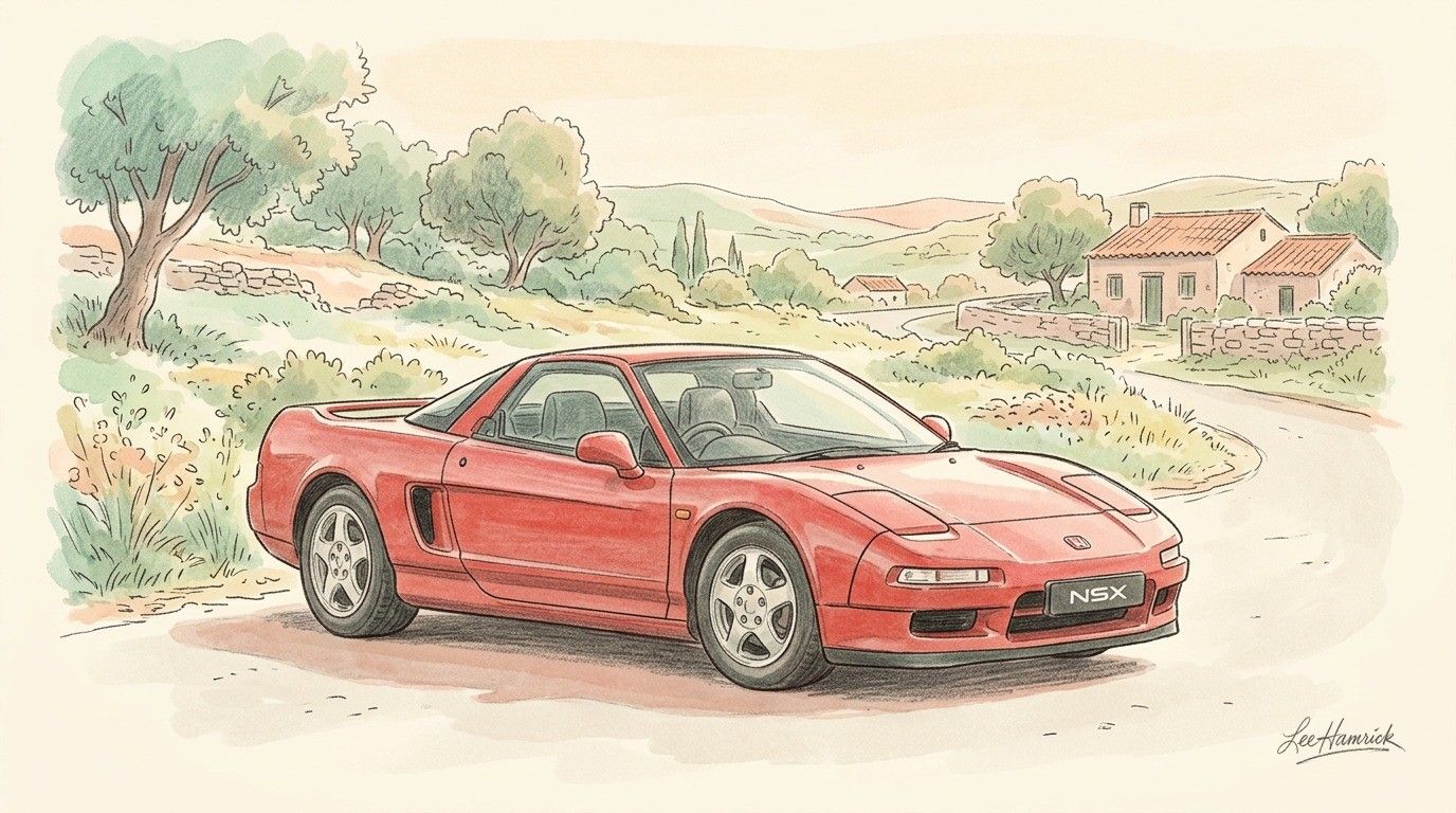 Ayrton Senna's 1991 Honda NSX, chassis SX-25-59.