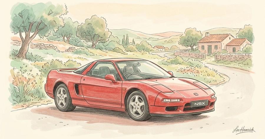 Ayrton Senna's 1991 Honda NSX, chassis SX-25-59.