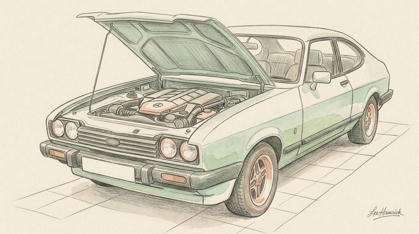I Put a Mercedes V8 in My Ford Capri and It Only Took 40 Videos to Figure Out Why That Was a Great Idea