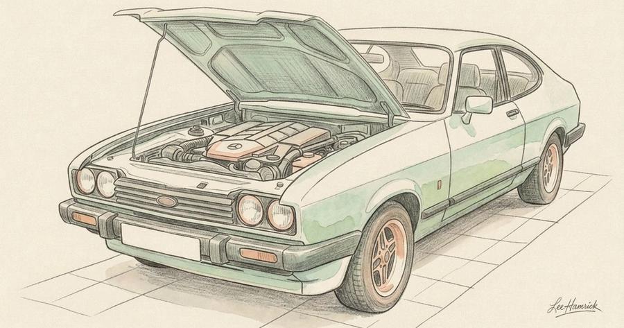 I Put a Mercedes V8 in My Ford Capri and It Only Took 40 Videos to Figure Out Why That Was a Great Idea