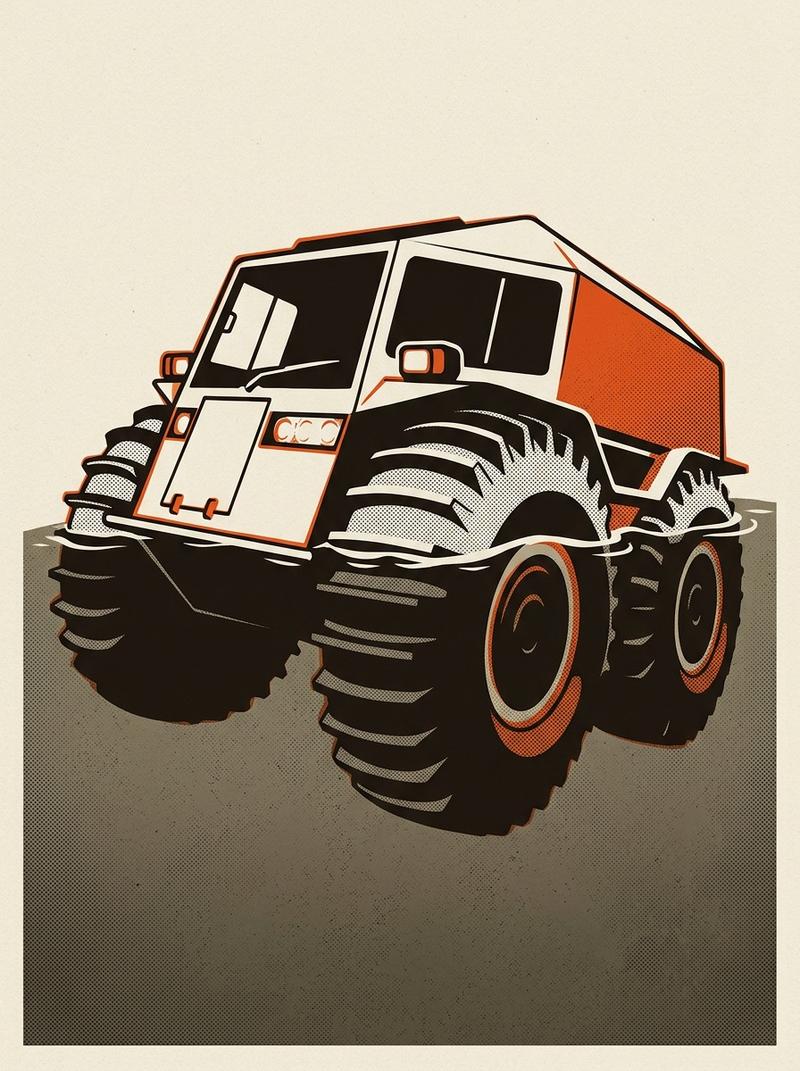 The Sherp ATV Is a 6x6 Amphibious Machine Built to Go Anywhere, Period