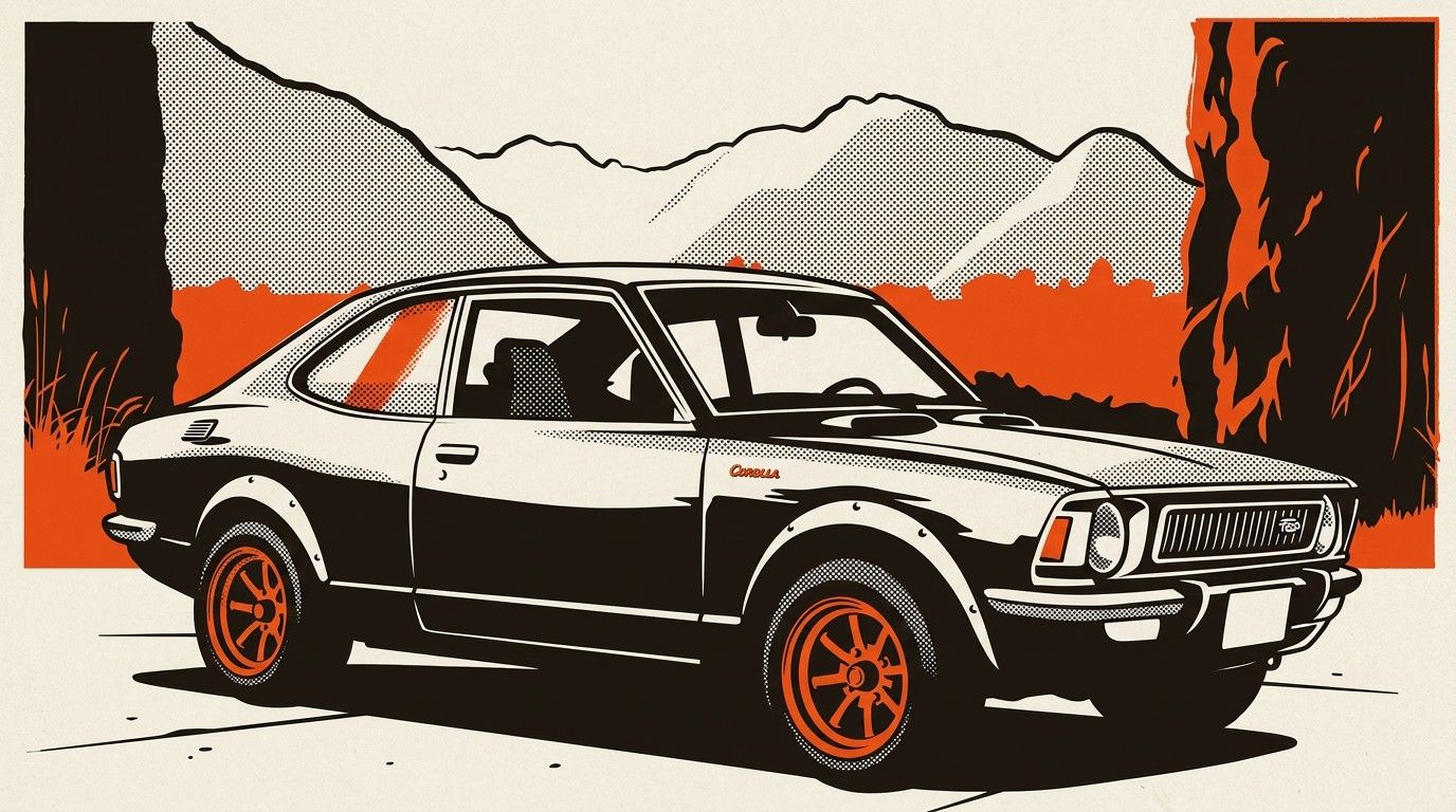 1972 Toyota Corolla restomod build.