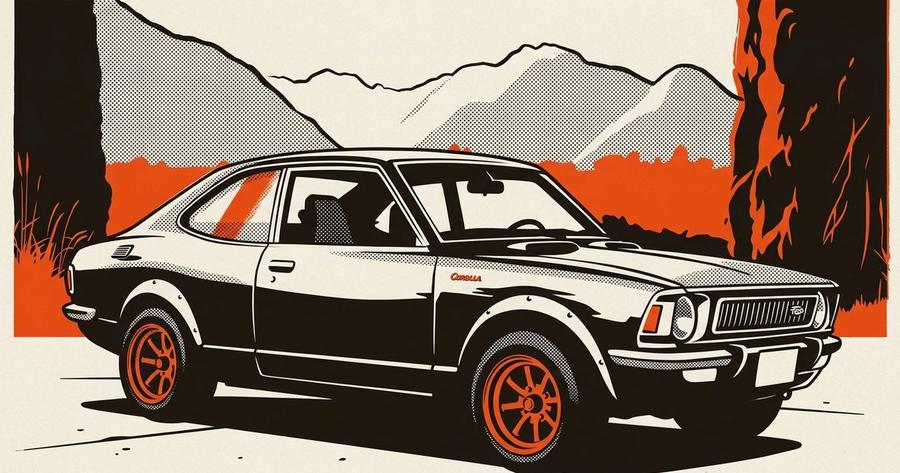 1972 Toyota Corolla restomod build.