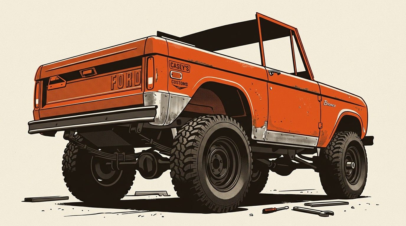 Tractor Paint and a Chevy Frame: What a $400 Bronco Budget Build Gets Right