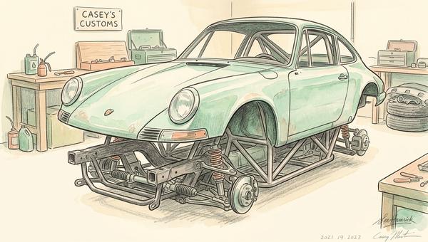 Casey's Customs Miata-chassis Porsche 911 body swap build.