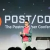 Valentin Despa giving a talk at Post