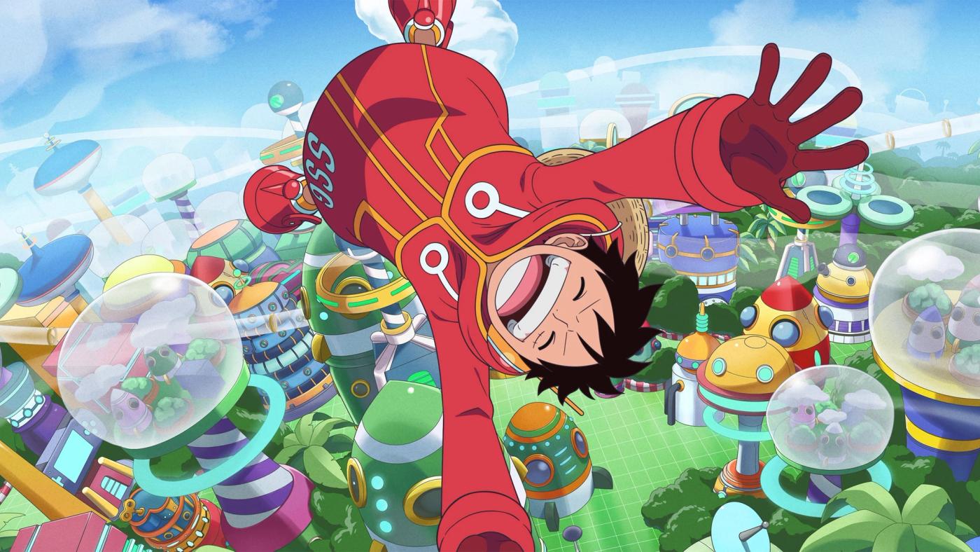 Key visual anime One Piece terkait Saga Dressrosa