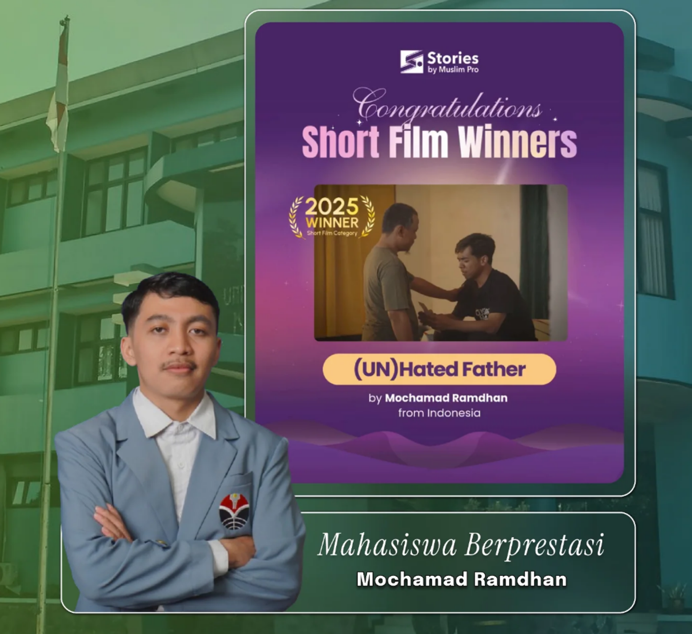 Mochamad Ramdhan, Director of Photography Rice of Mercy dan co-founder Simpul Project