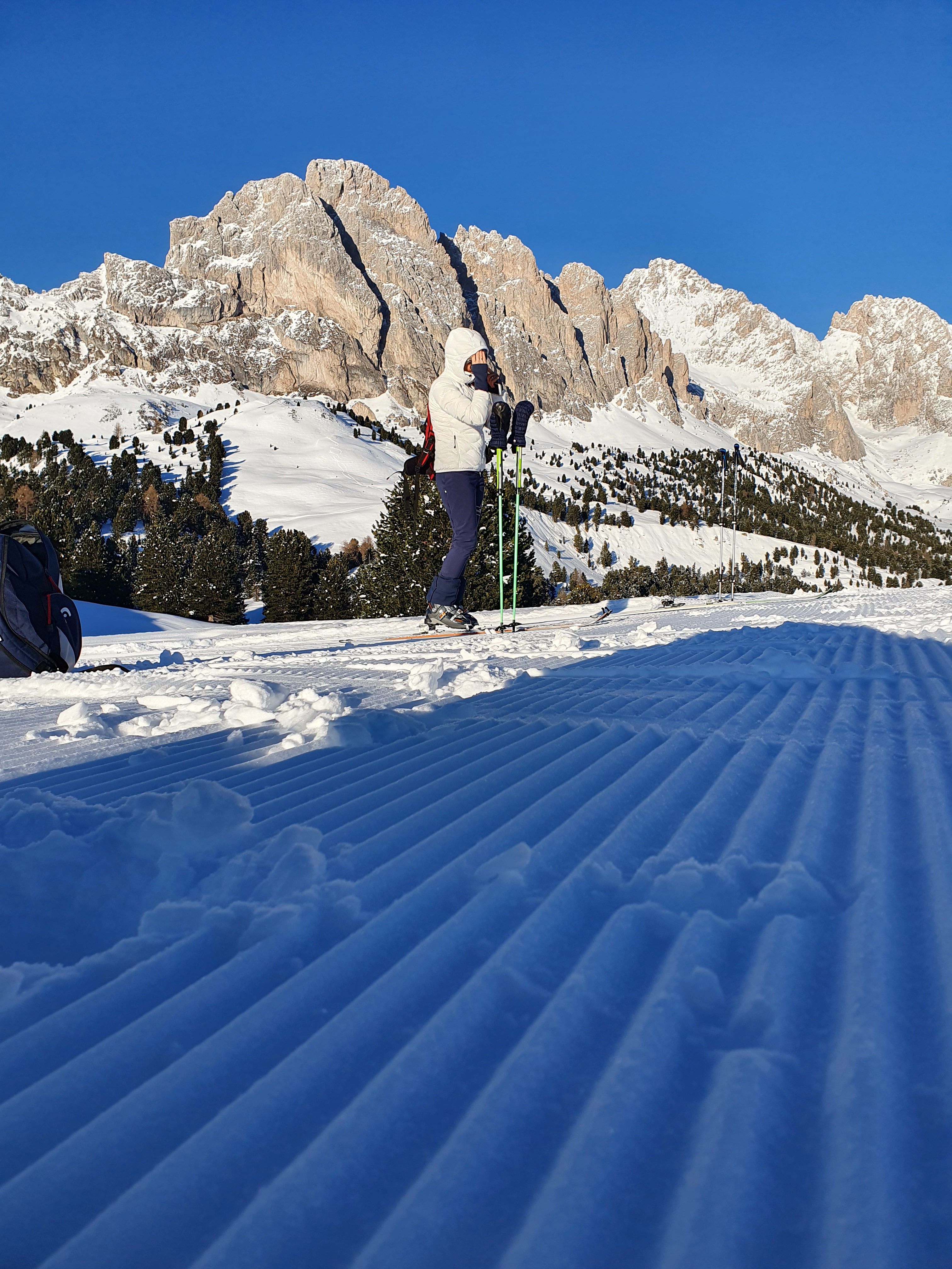 Ski slope S. Cristina Val Gardena