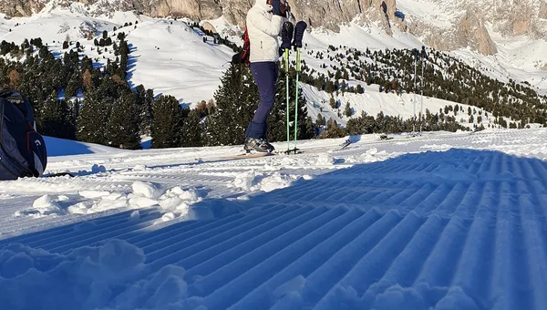 Ski slope S. Cristina Val Gardena