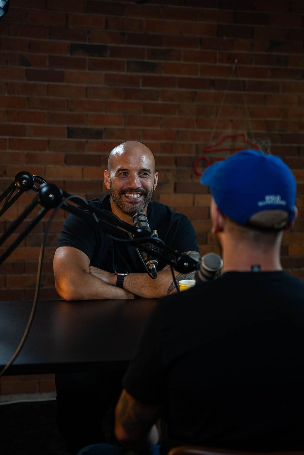 The podcast studio at the attn:seeker office