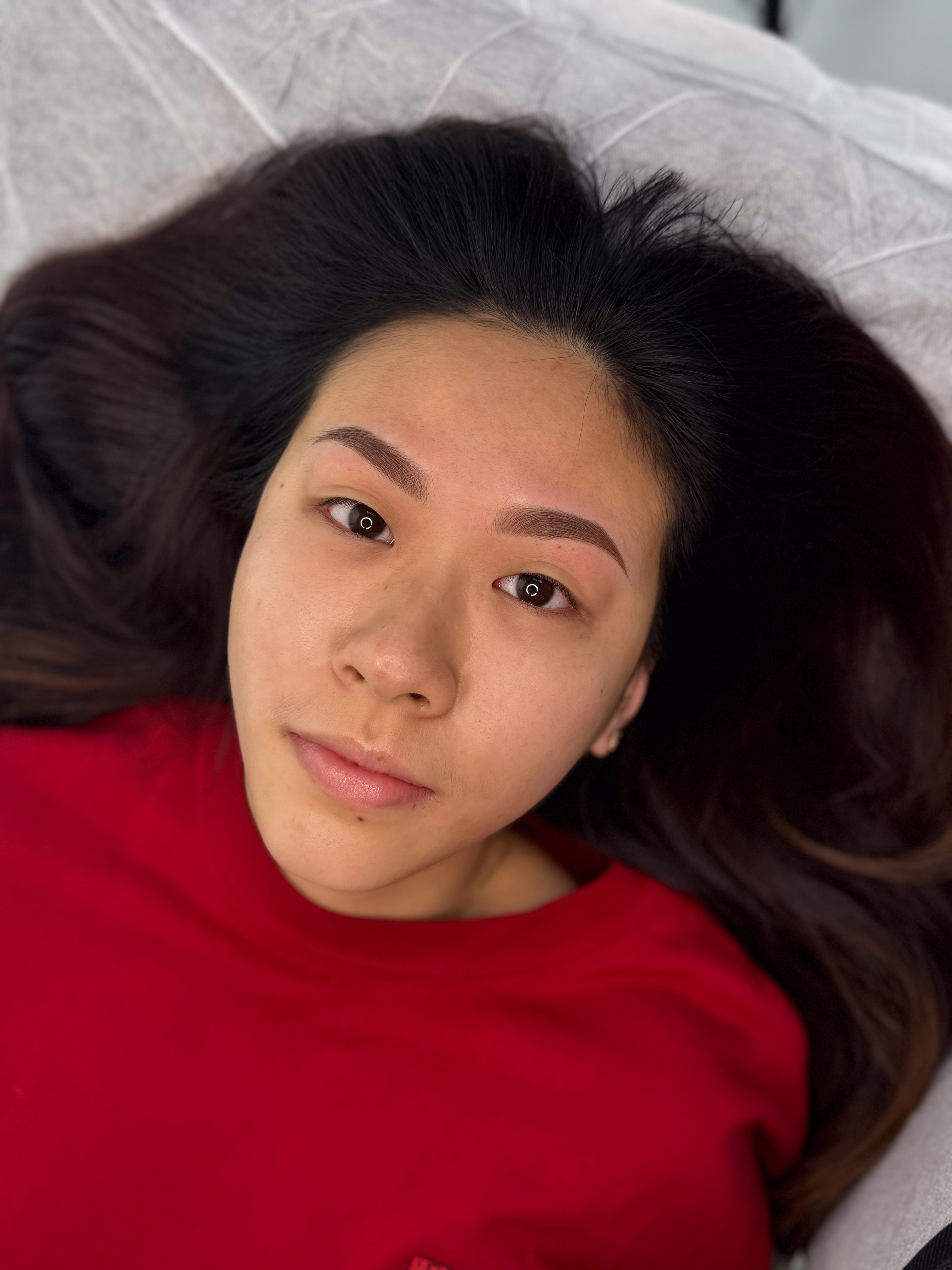 Combo Nano Brows done by Nguyen Koshi at MOKO Beauty