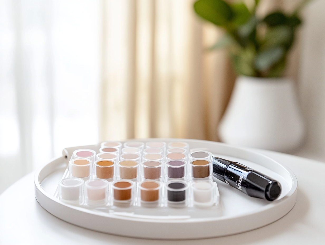 Areola Tattoo Pigment Tray with Machine