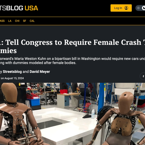 Q&A: Tell Congress to Require Female Crash Test Dummies