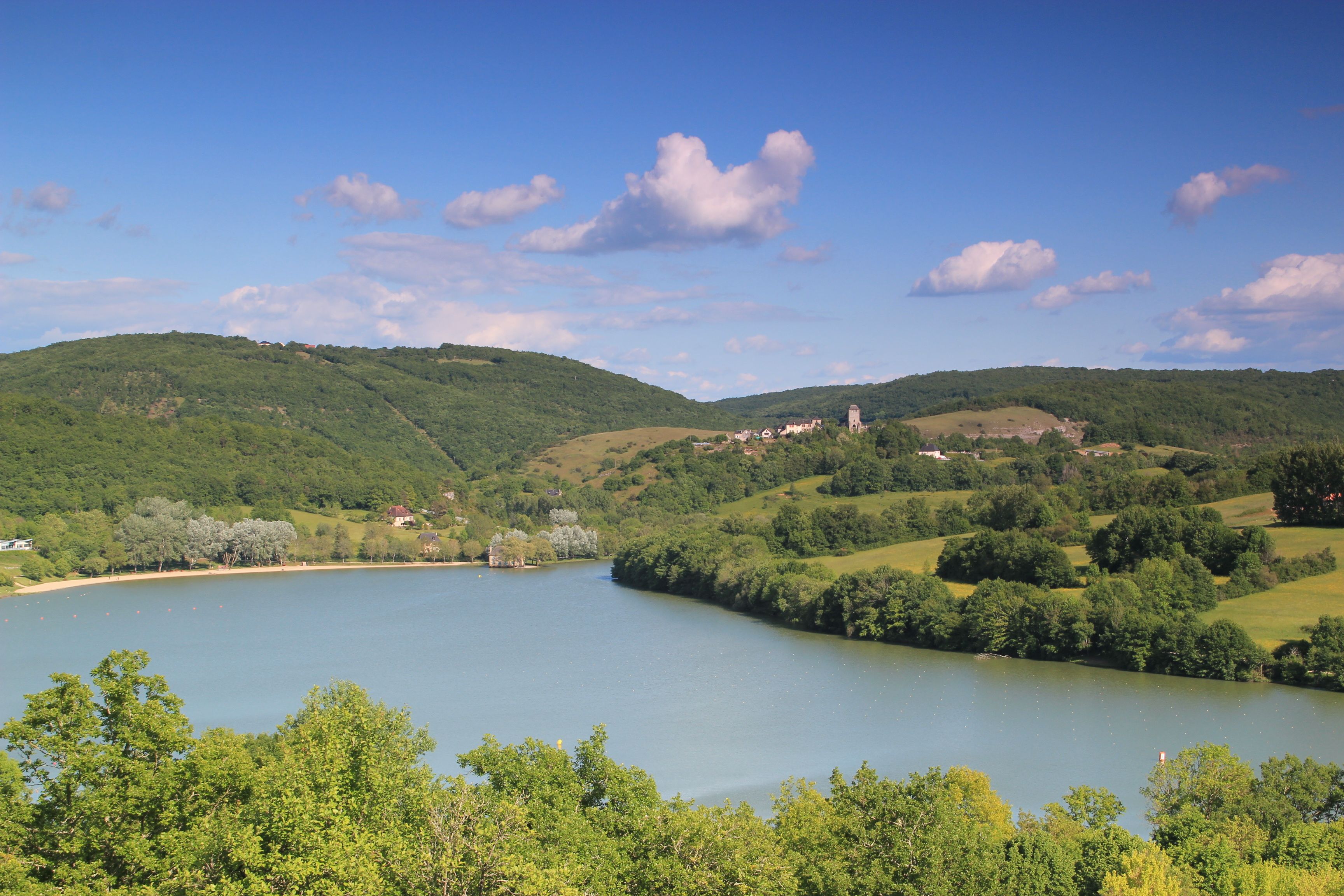 The Causse Correzien lake