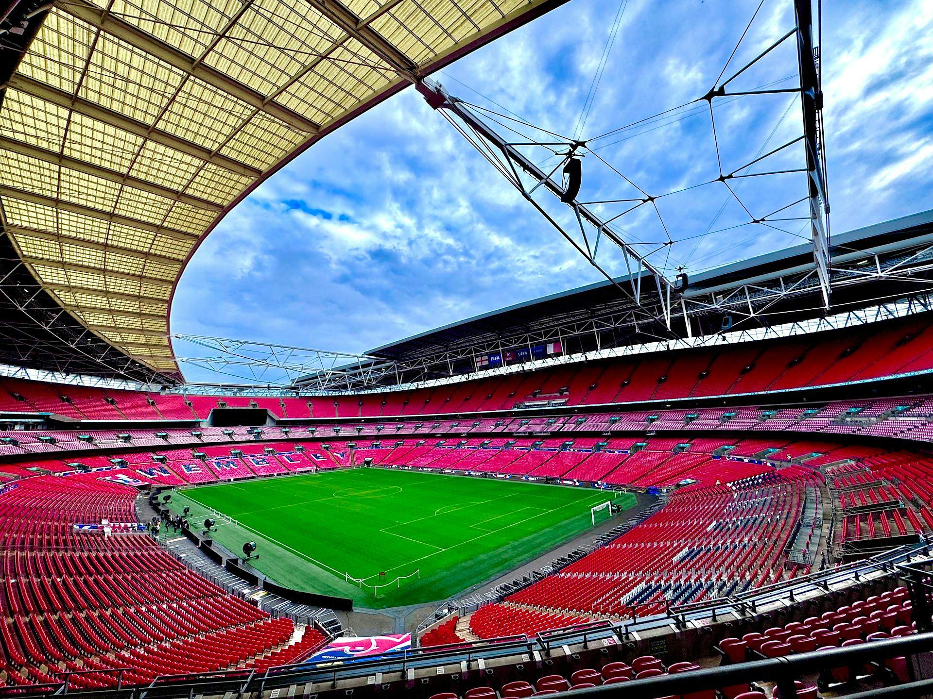 Carabao Cup football match at Wembley