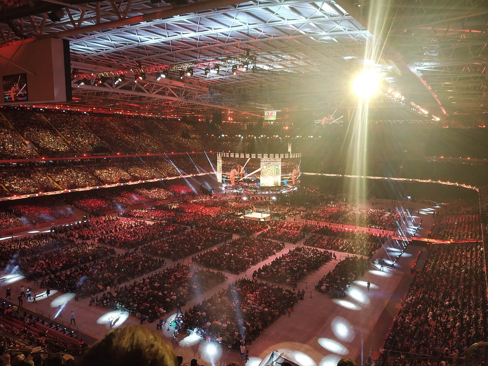 Inside the Principality Stadium during a Six Nations match