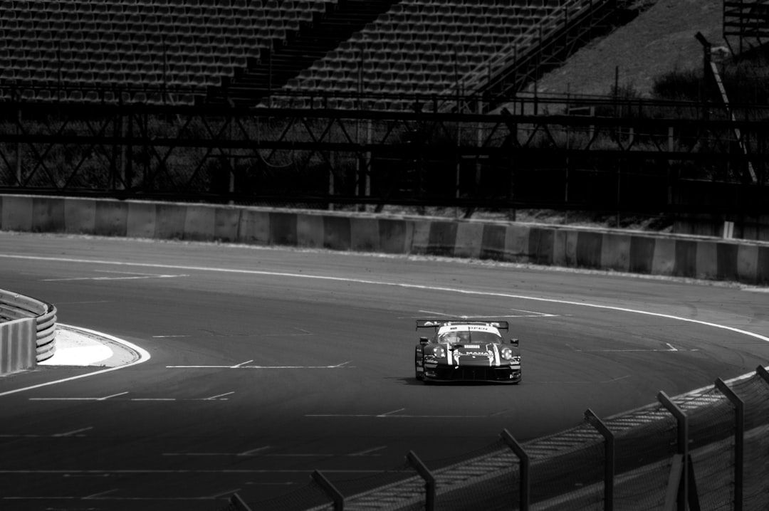 Racing car on track, evoking the intensity of close Formula 1 competition