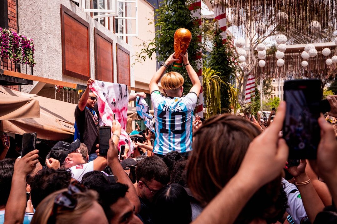 Argentina Pumas rugby fans celebrating