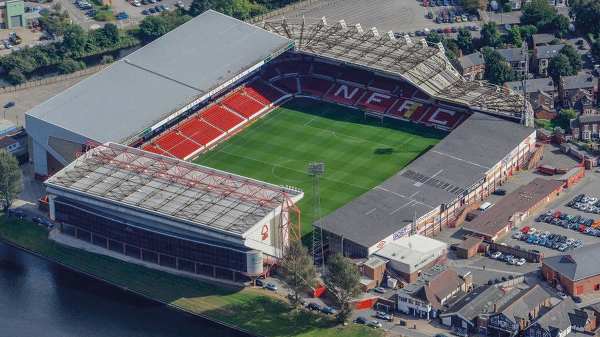 Nottingham Forest players at the City Ground