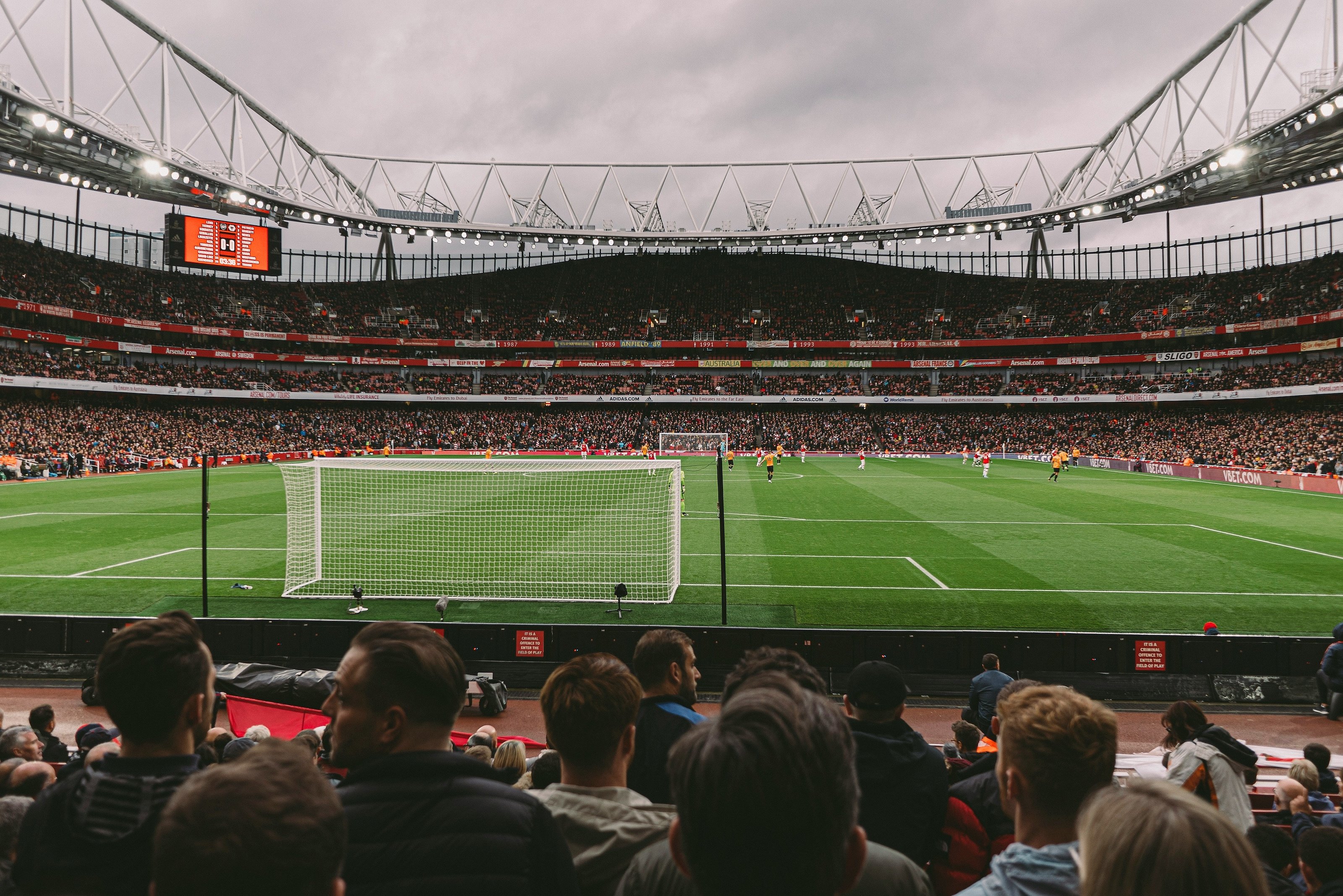 The history of Match day at Emirates Stadium