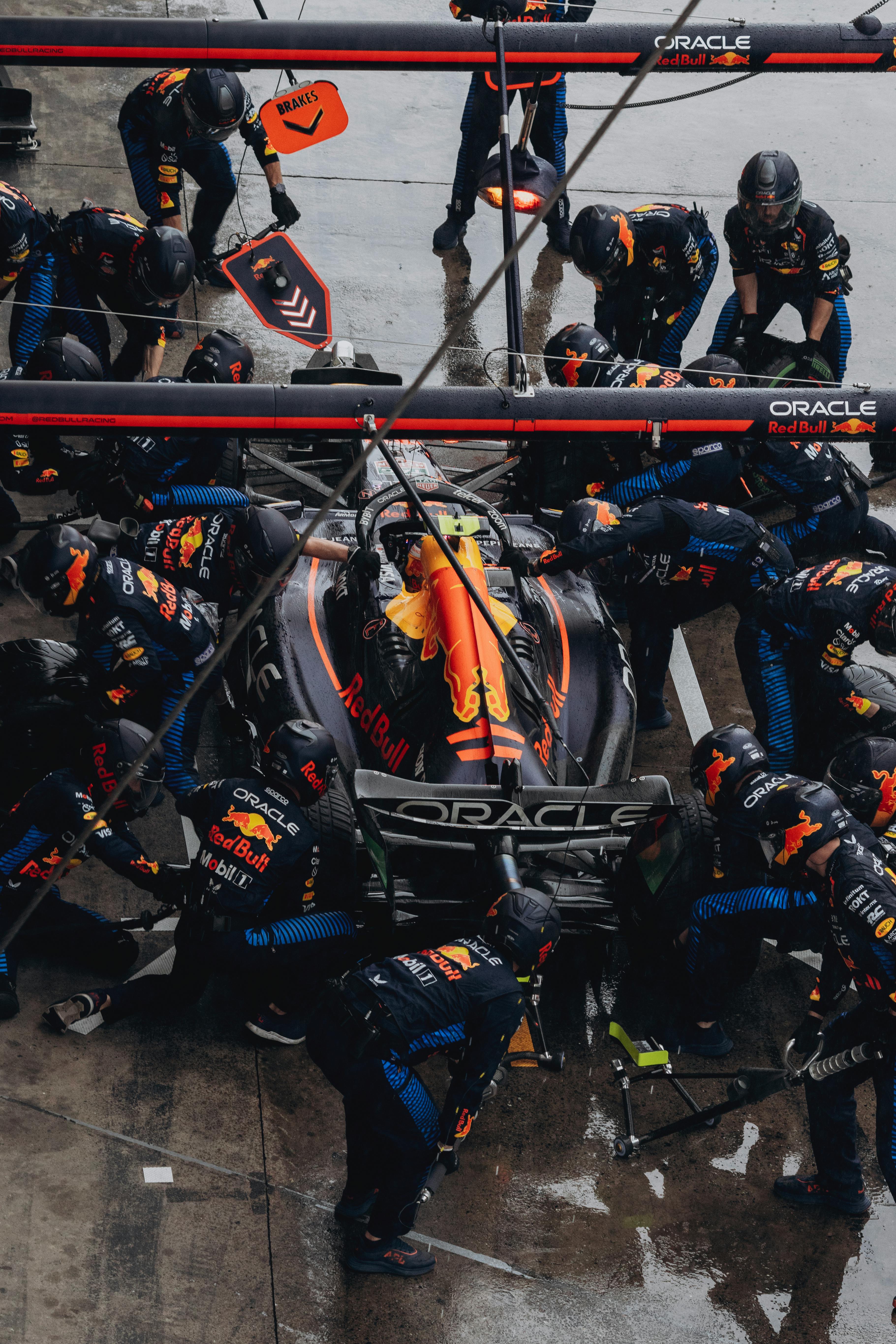 Formula 1 pit stop