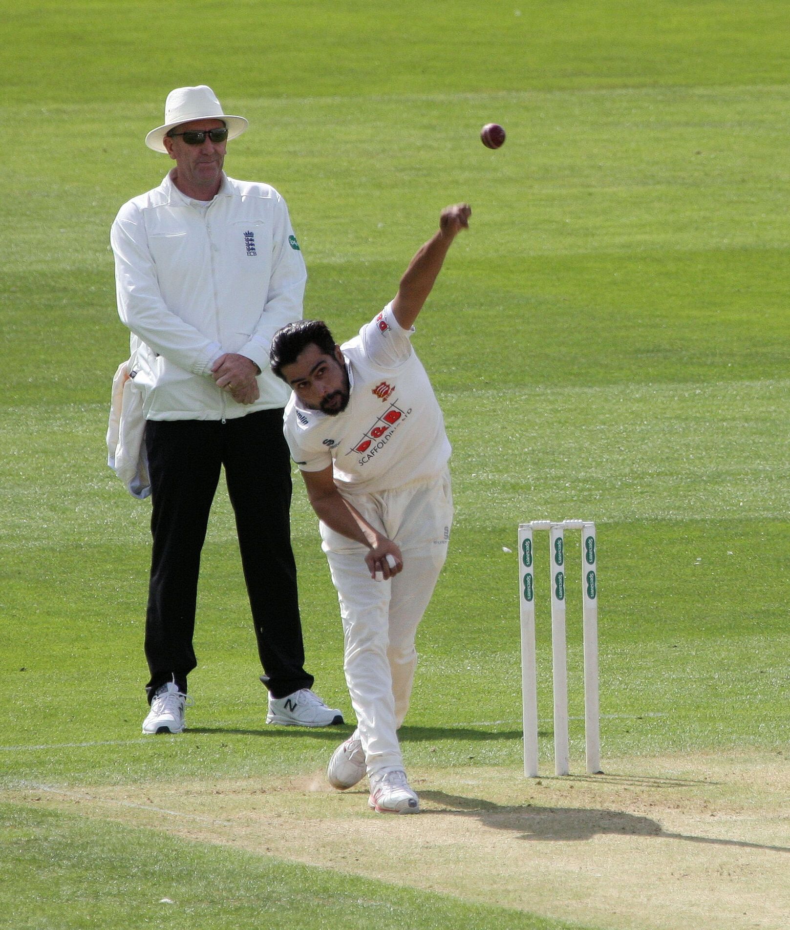 A cricket player on the field, representing the turbulent 2010 series