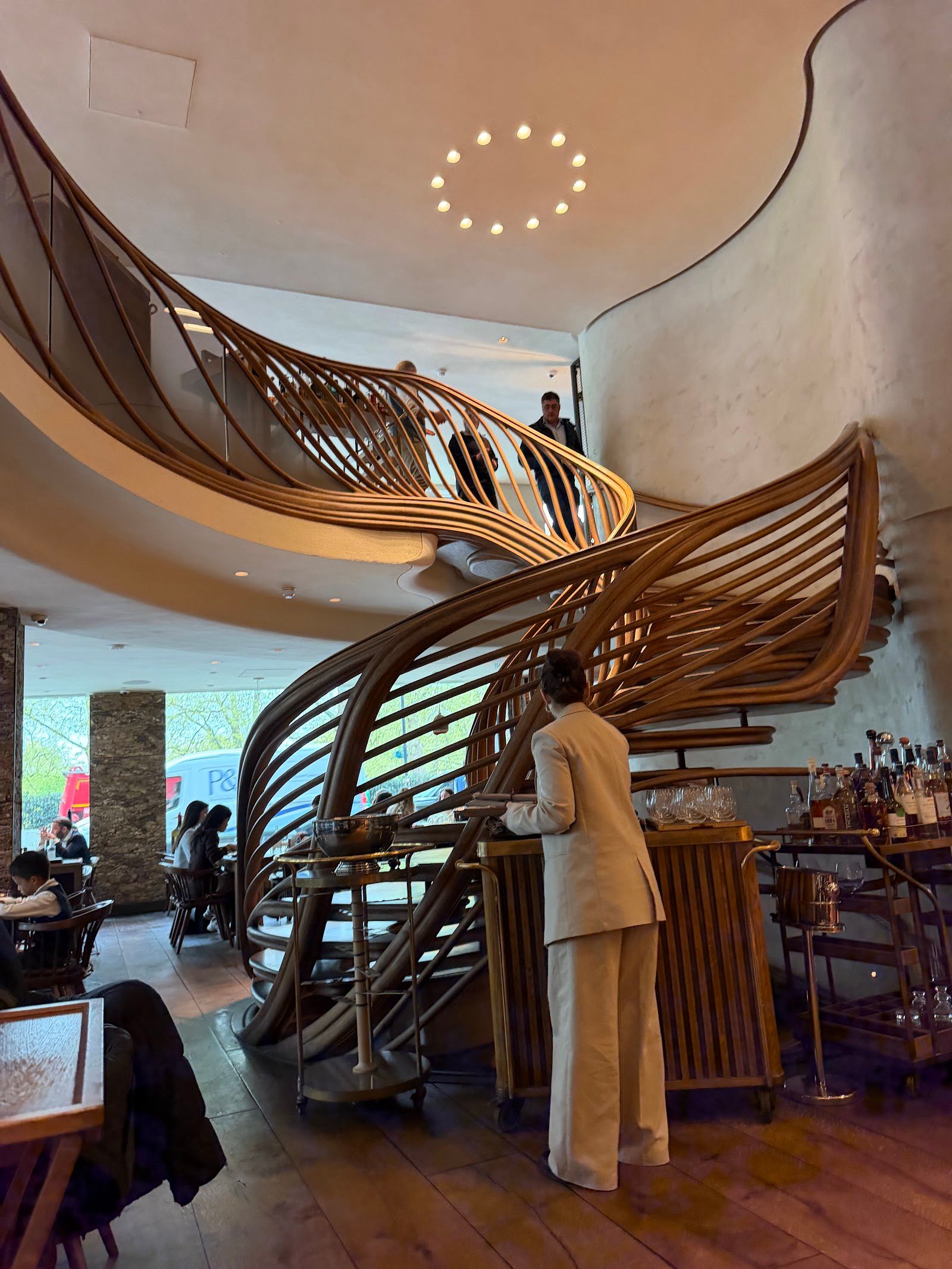 The interior dining room at HIDE Restaurant in Mayfair