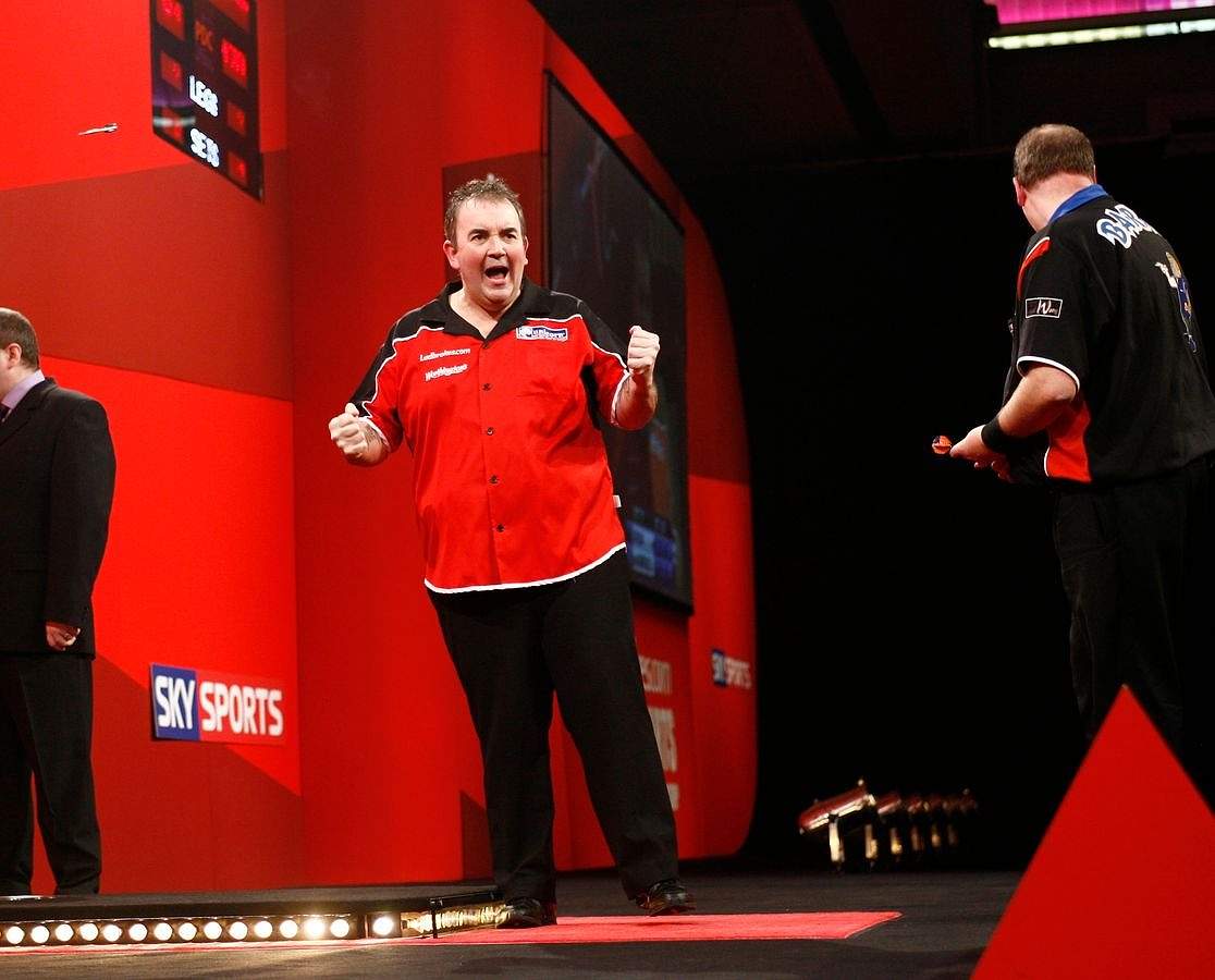 Phil Taylor at the PDC World Darts Championship