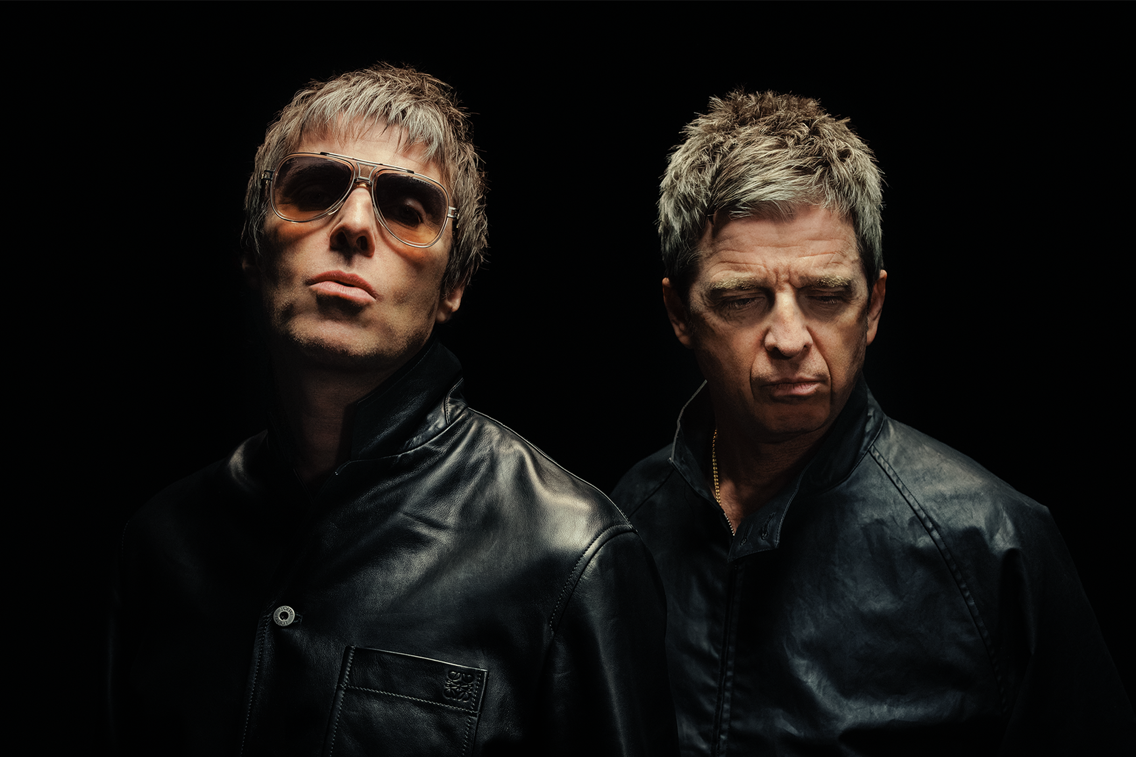 Liam and Noel Gallagher, photographed by Joshua Halling