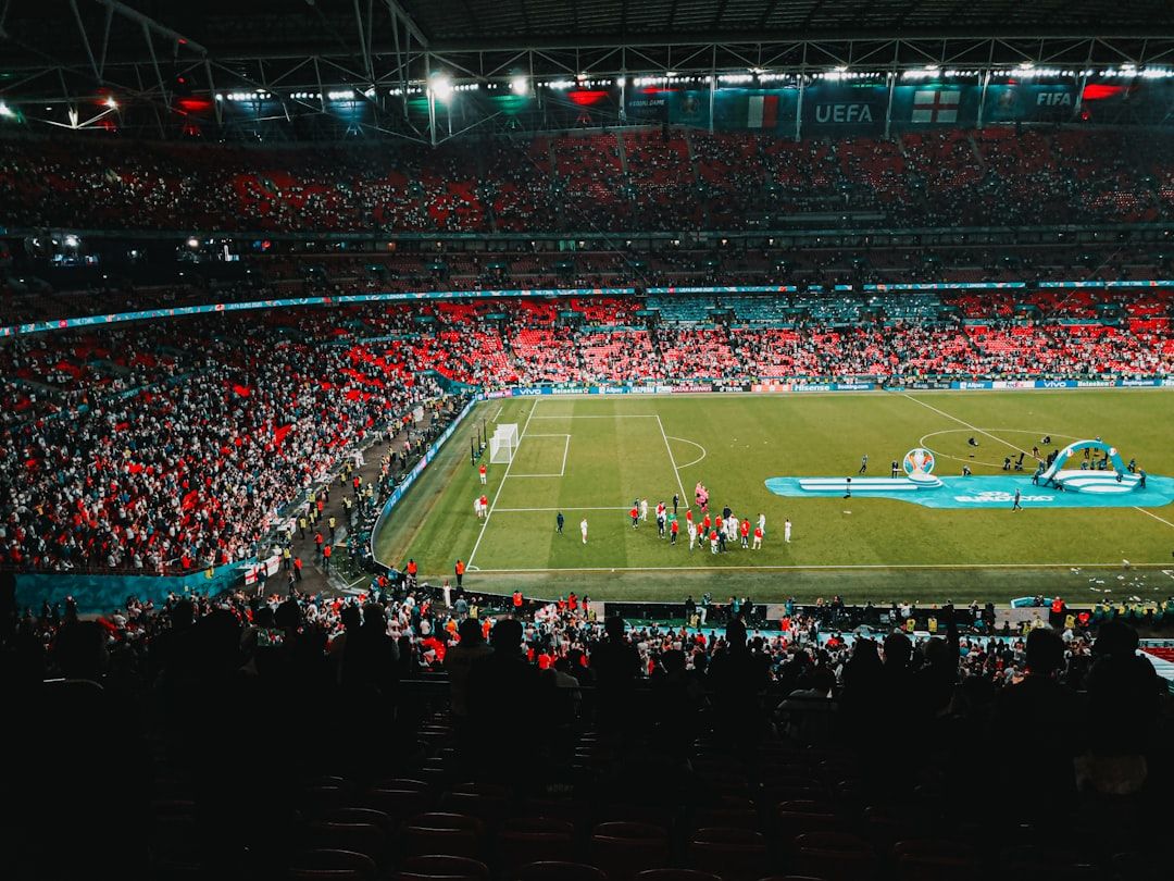 England rugby crowd at Twickenham Stadium