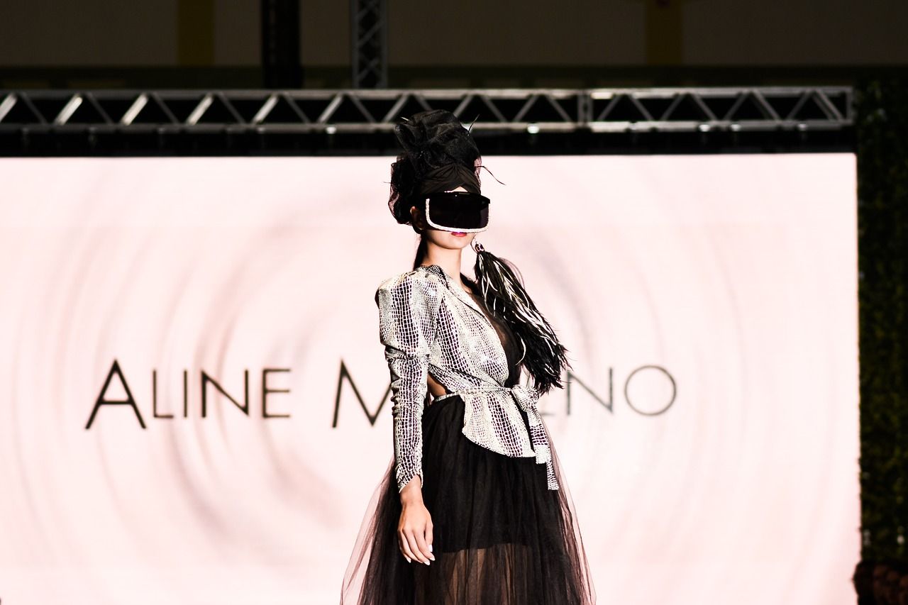 High fashion model on the runway, evoking the world of fashion publishing at the heart of The Devil Wears Prada
