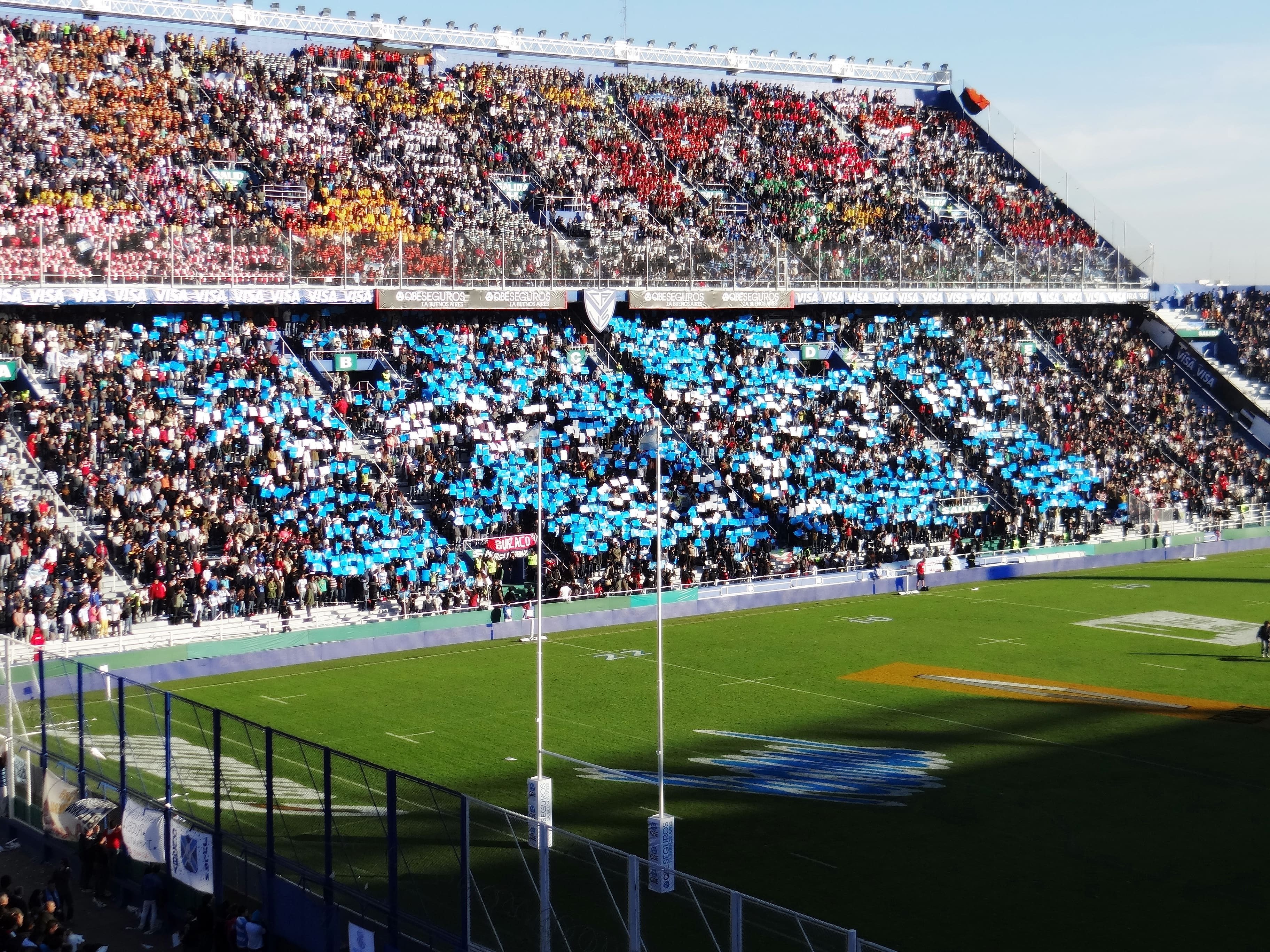 Argentina Pumas rugby team during an international match